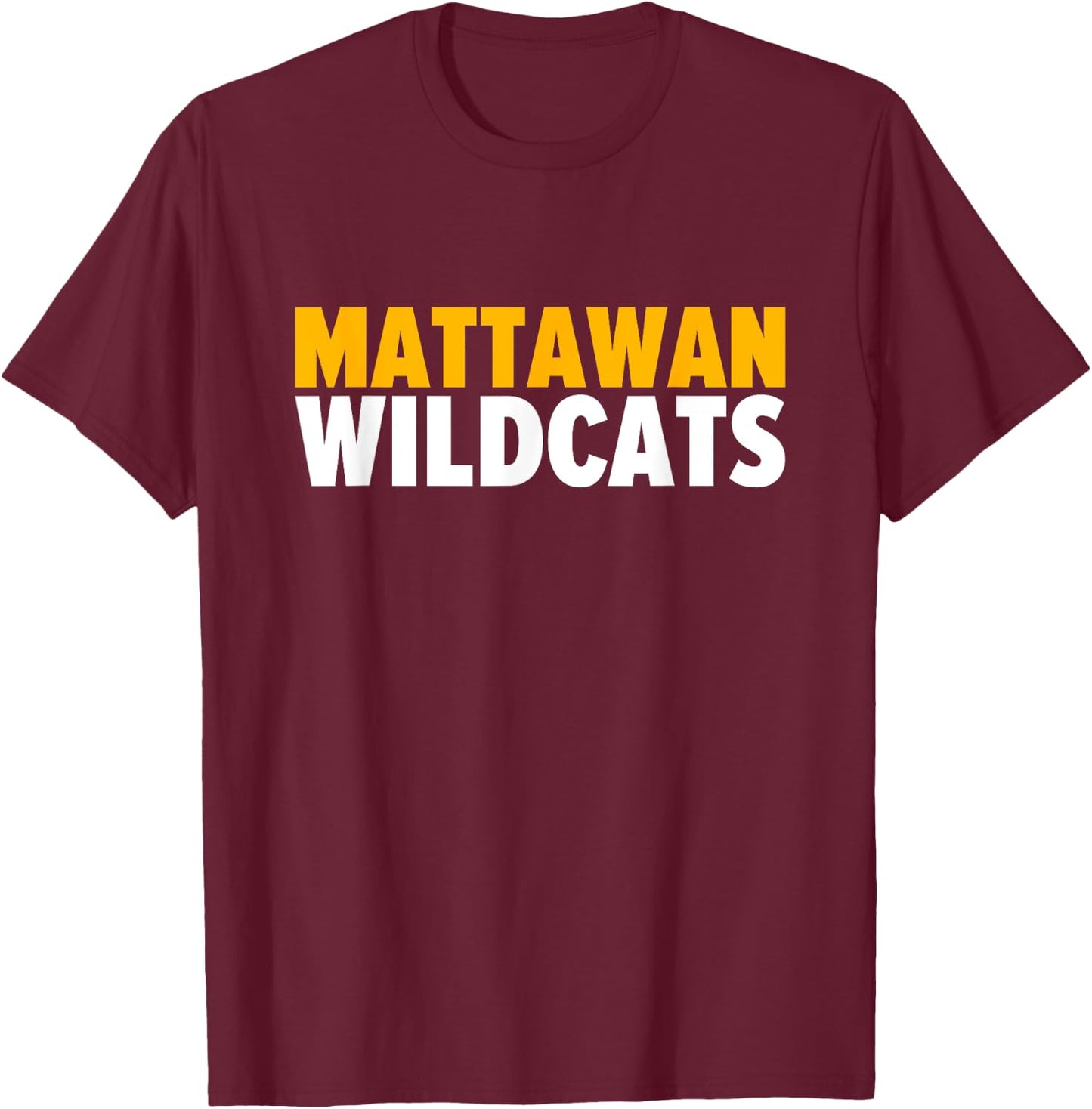 Mattawan Wildcats Bold T-Shirt - T-Shirt | Maroon