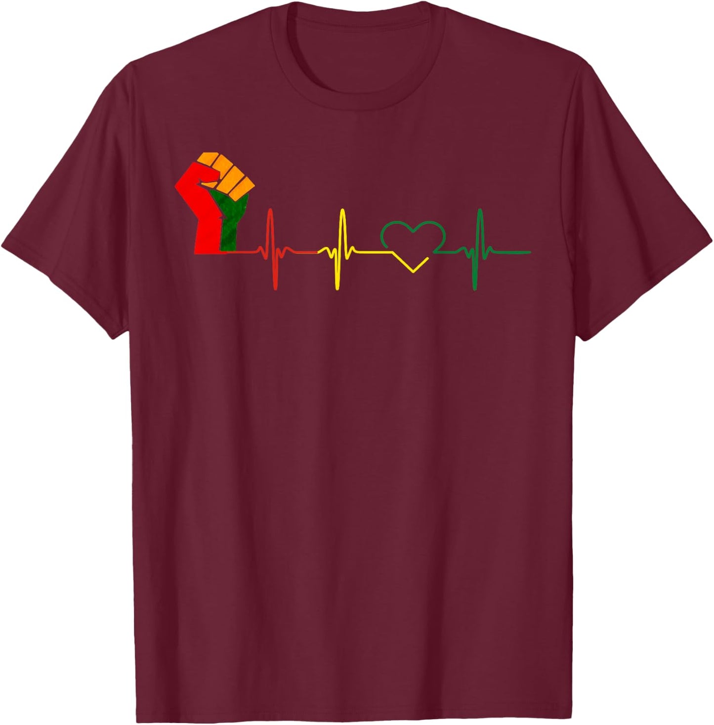 African American history, June 19th, Juneteenth Nurse T-Shirt - T-Shirt | Maroon