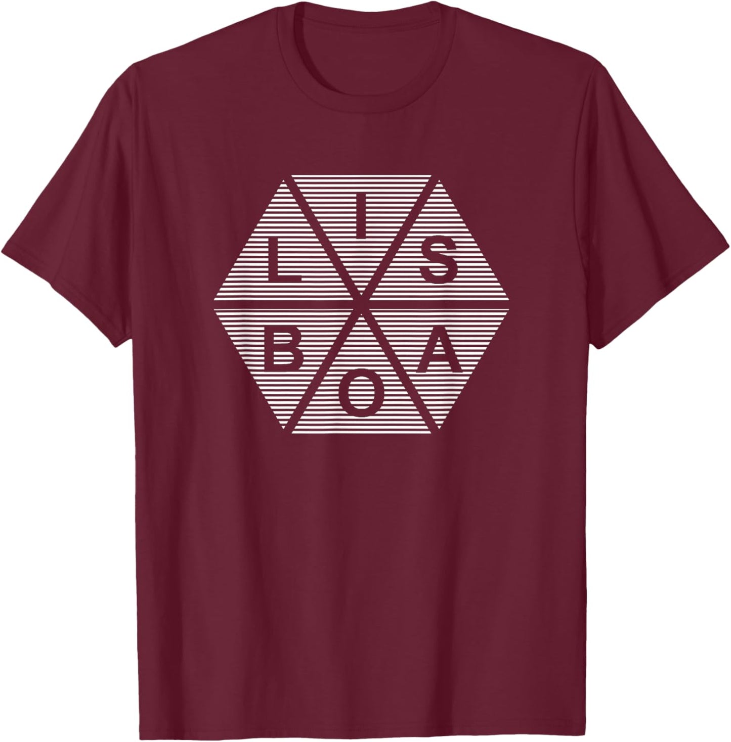 Lisboa T-Shirt - T-Shirt | Maroon