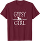 Gypsy Girl Horse T-Shirt - T-Shirt | Maroon