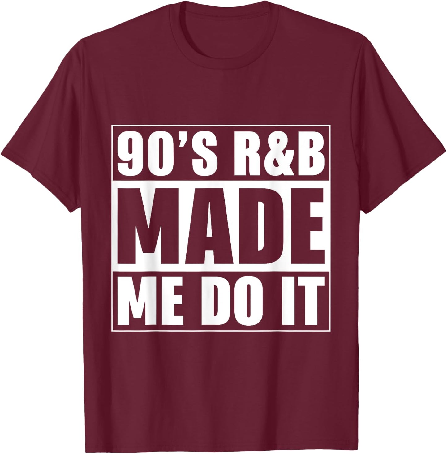 R&B Artist girls Vintage 90 s r and b graphic T-Shirt - T-Shirt | Maroon
