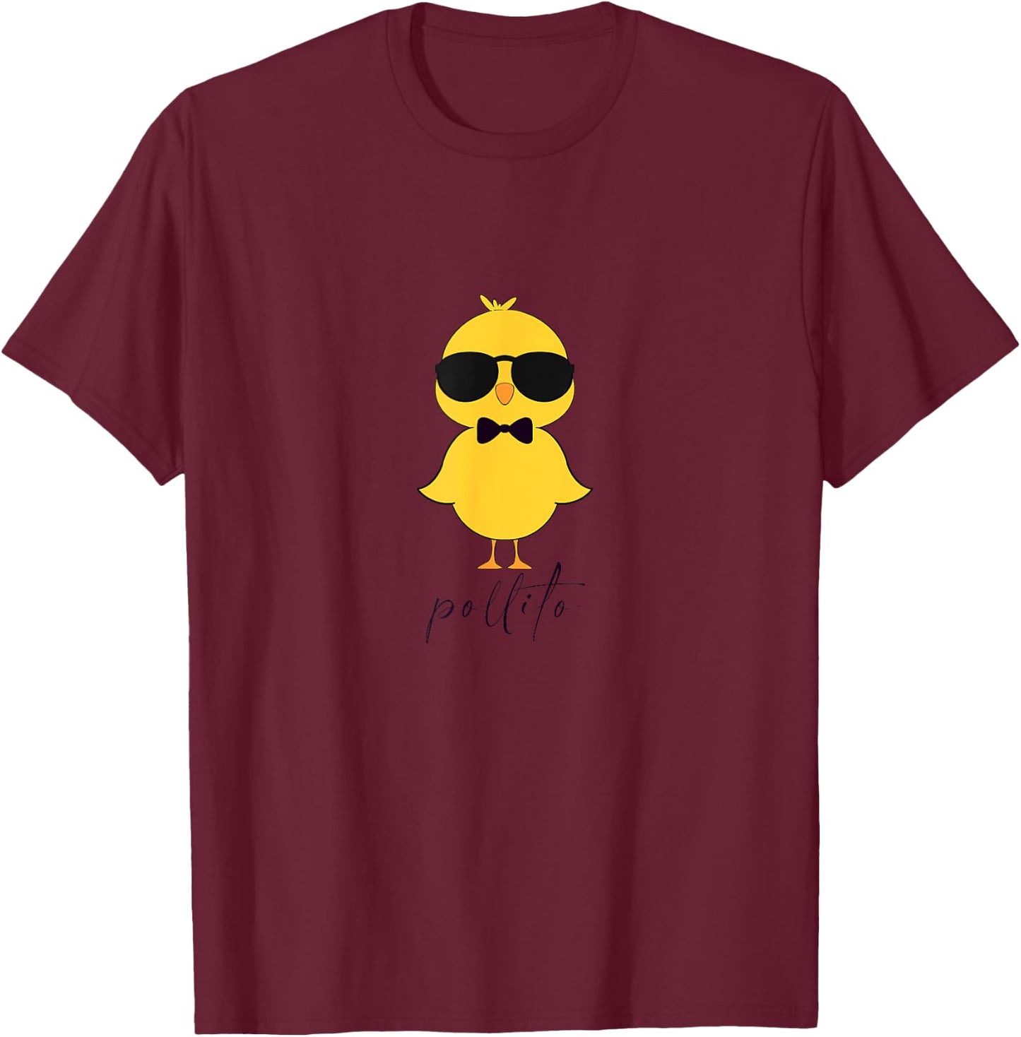 Pollito chicken T-Shirt - T-Shirt | Maroon