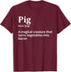 Best Bacon Design Women Kids Pig Food Bacon Lover T-Shirt - T-Shirt | Maroon