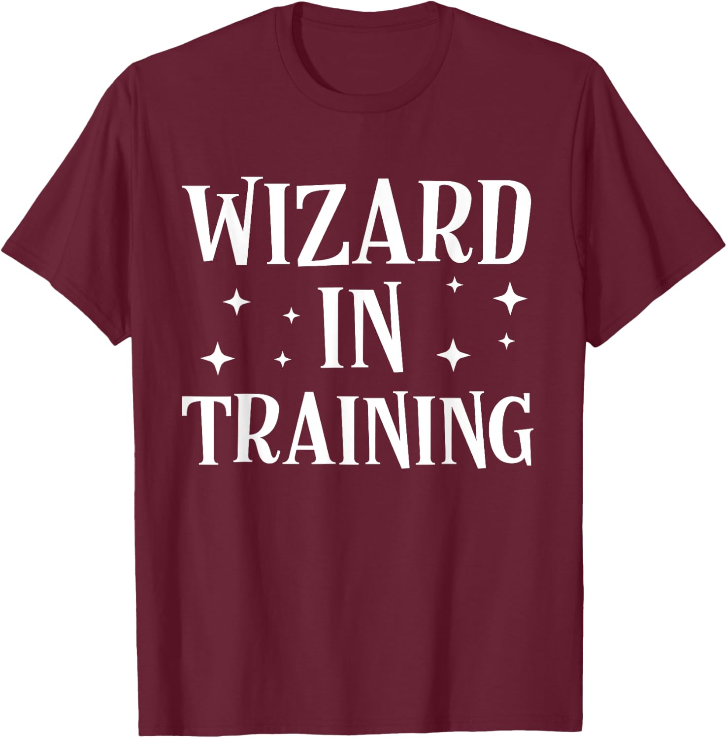 Funny Wizard in Training Easy Costume T-Shirt - T-Shirt | Maroon
