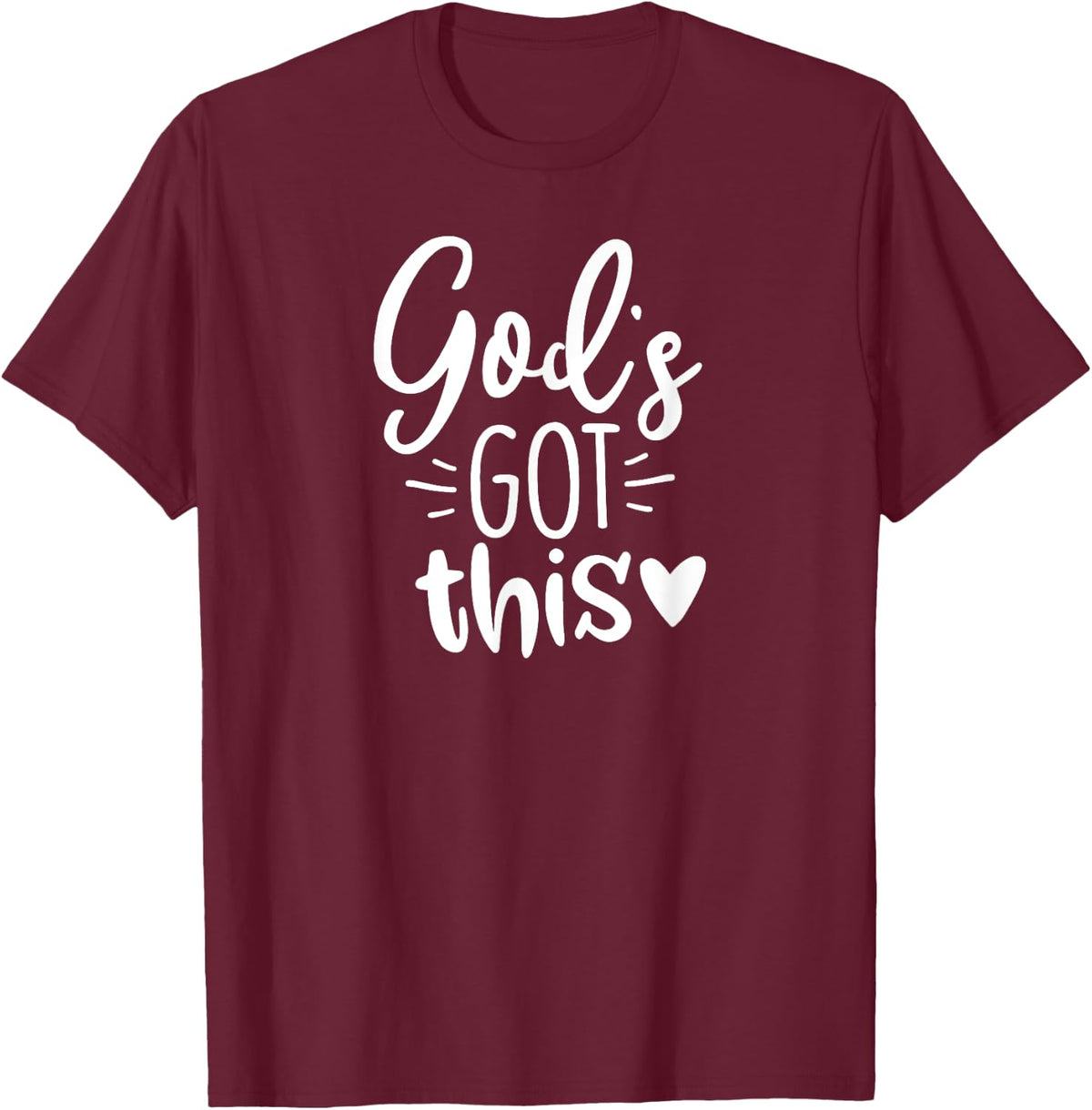 God, Got This Jesus Jesus T-Shirt - T-Shirt | Maroon