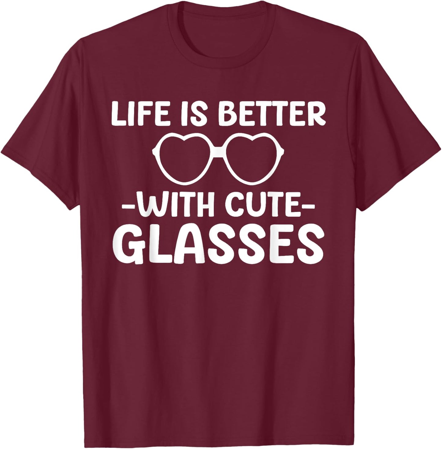 Cute Optician Art Women Optometrist Eyewear Optician T-Shirt - T-Shirt | Maroon