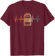 Funny Slot Machine Art Women Casino Playing Gambler T-Shirt - T-Shirt | Maroon