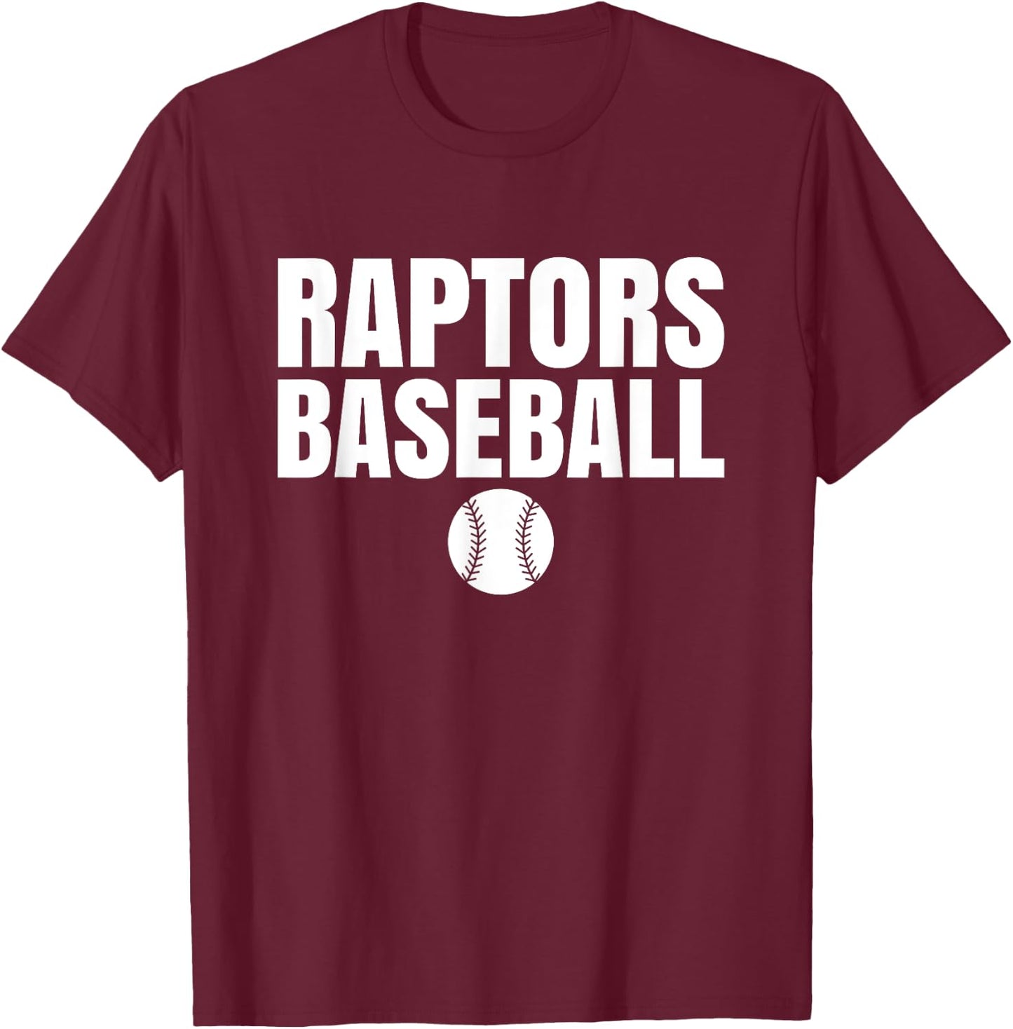 Raptors Gallatin Baseball T-Shirt - T-Shirt | Maroon