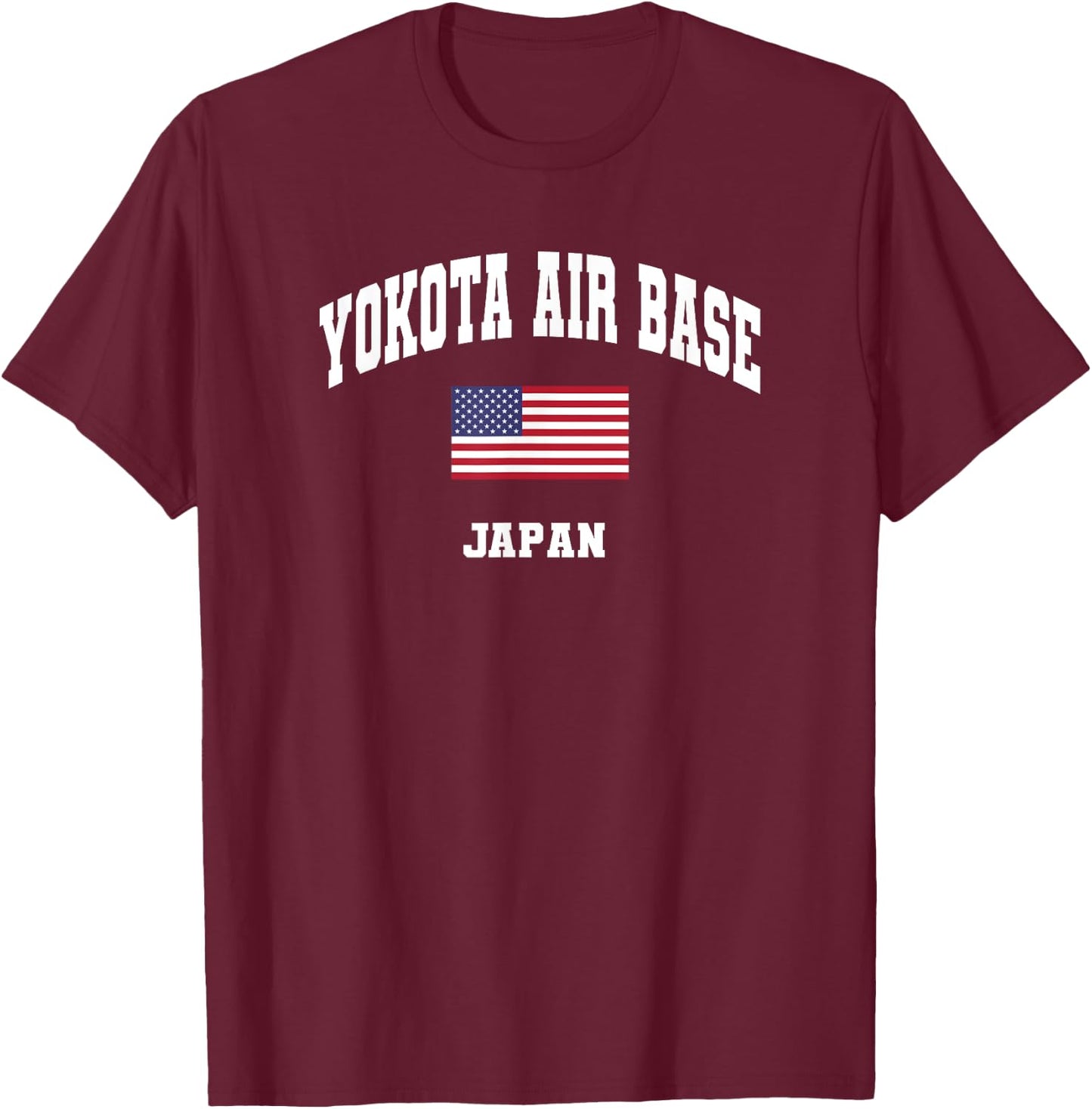 Yokota Air Base T-Shirt - T-Shirt | Maroon