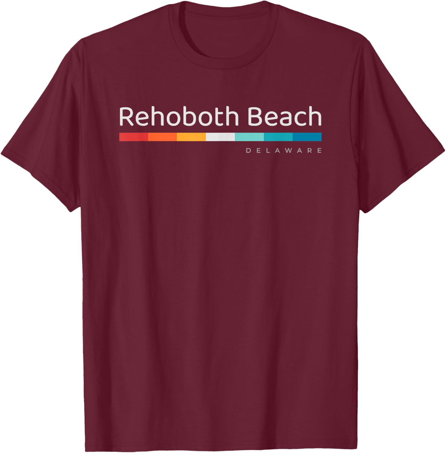 Rehoboth Beach DE Delaware Retro Design Men Women Girls Kids T-Shirt - T-Shirt | Maroon