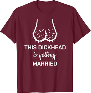 JGA Groom I Penis Head Stag Night T-Shirt - T-Shirt | Maroon