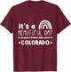 Support Public Education Teacher Red for Ed Colorado Women Kids T-Shirt - T-Shirt | Maroon