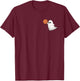 Basketball Halloween Basketball Ghost T-Shirt - T-Shirt | Maroon