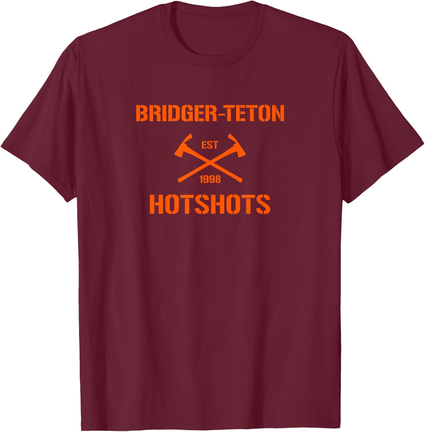 Bridger Teton Hotshots T-Shirt - T-Shirt | Maroon