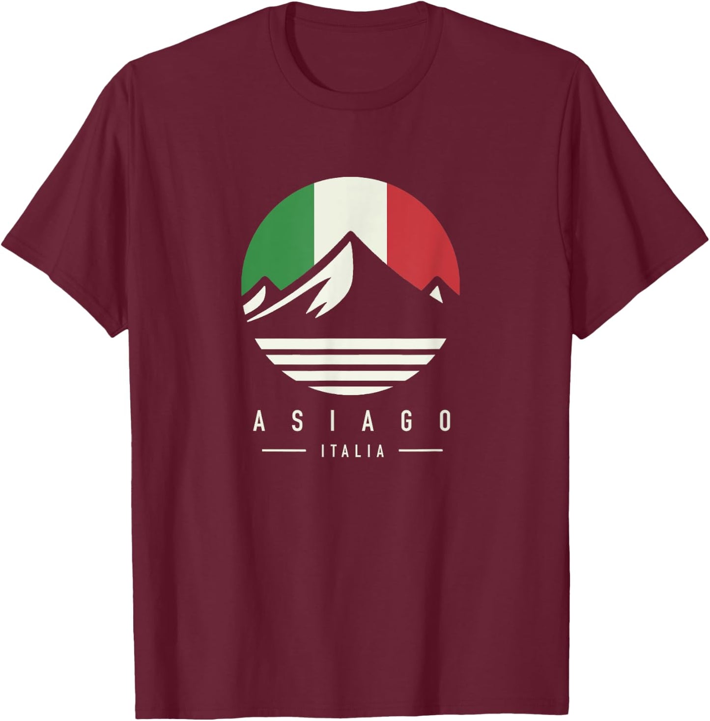 Asiago Italy | Asiago Italia | Asiago Italian Mountains T-Shirt - T-Shirt | Maroon