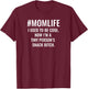 im a Tiny person's Snack Bitch - funny mom quote/ motherhood T-Shirt - T-Shirt | Maroon