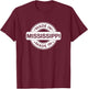MISSISSIPPI Home - Made in MISSISSIPPI - Classic T-Shirt - T-Shirt | Maroon