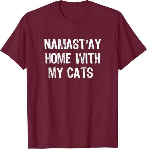 Namast'ay Home With My Cats Christmas