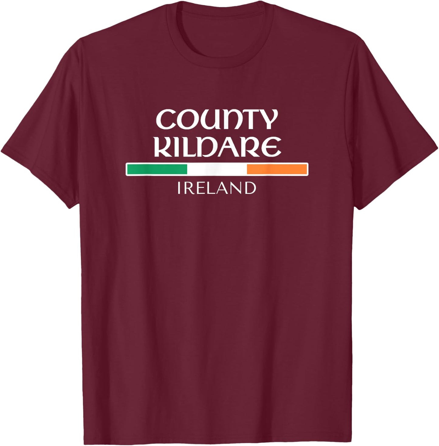 County Kildare Ireland T-Shirt - T-Shirt | Maroon