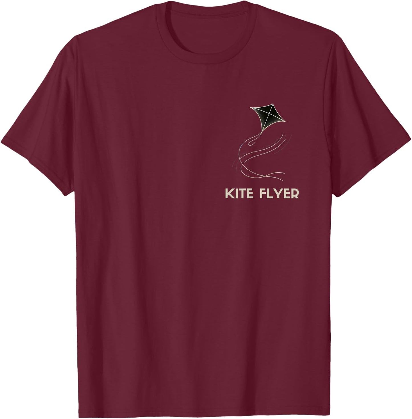 Funny Kite Flye Kite Flying T-Shirt - T-Shirt | Maroon