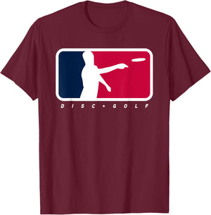 Disc Golf T-Shirt - T-Shirt | Maroon