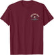 Joe's Surf Shop Early Bird Logo Graphic T-Shirt - T-Shirt | Maroon