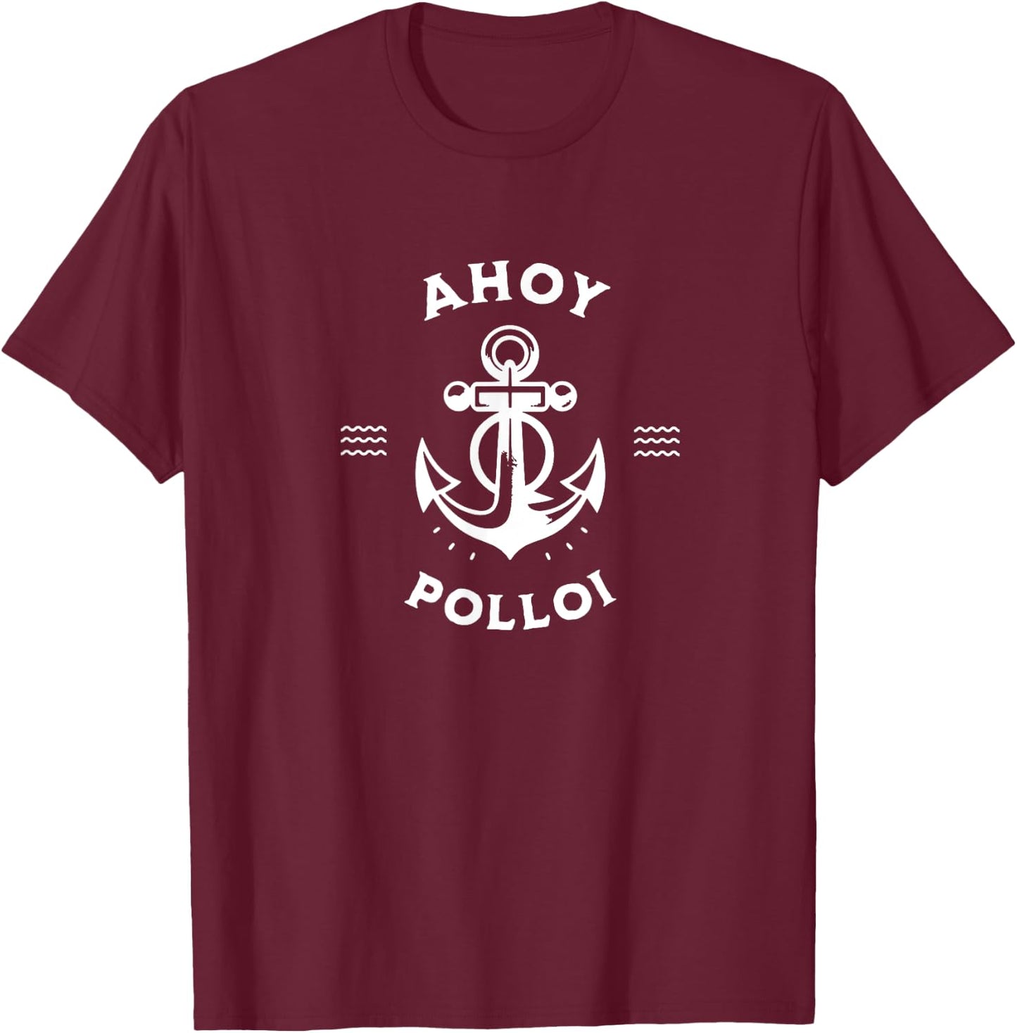 Ahoy Polloi T-Shirt - T-Shirt | Maroon