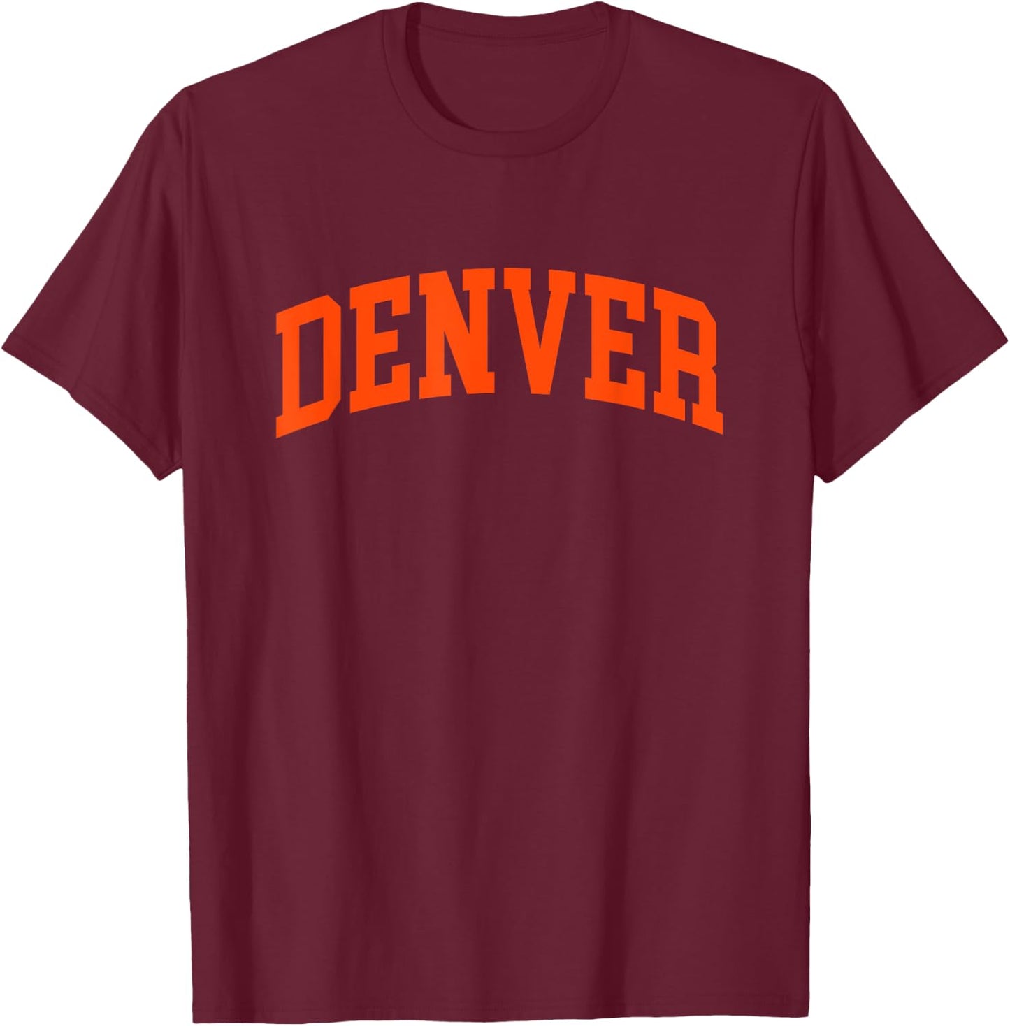 DENVER - Throwback Design - Classic T-Shirt - T-Shirt | Maroon