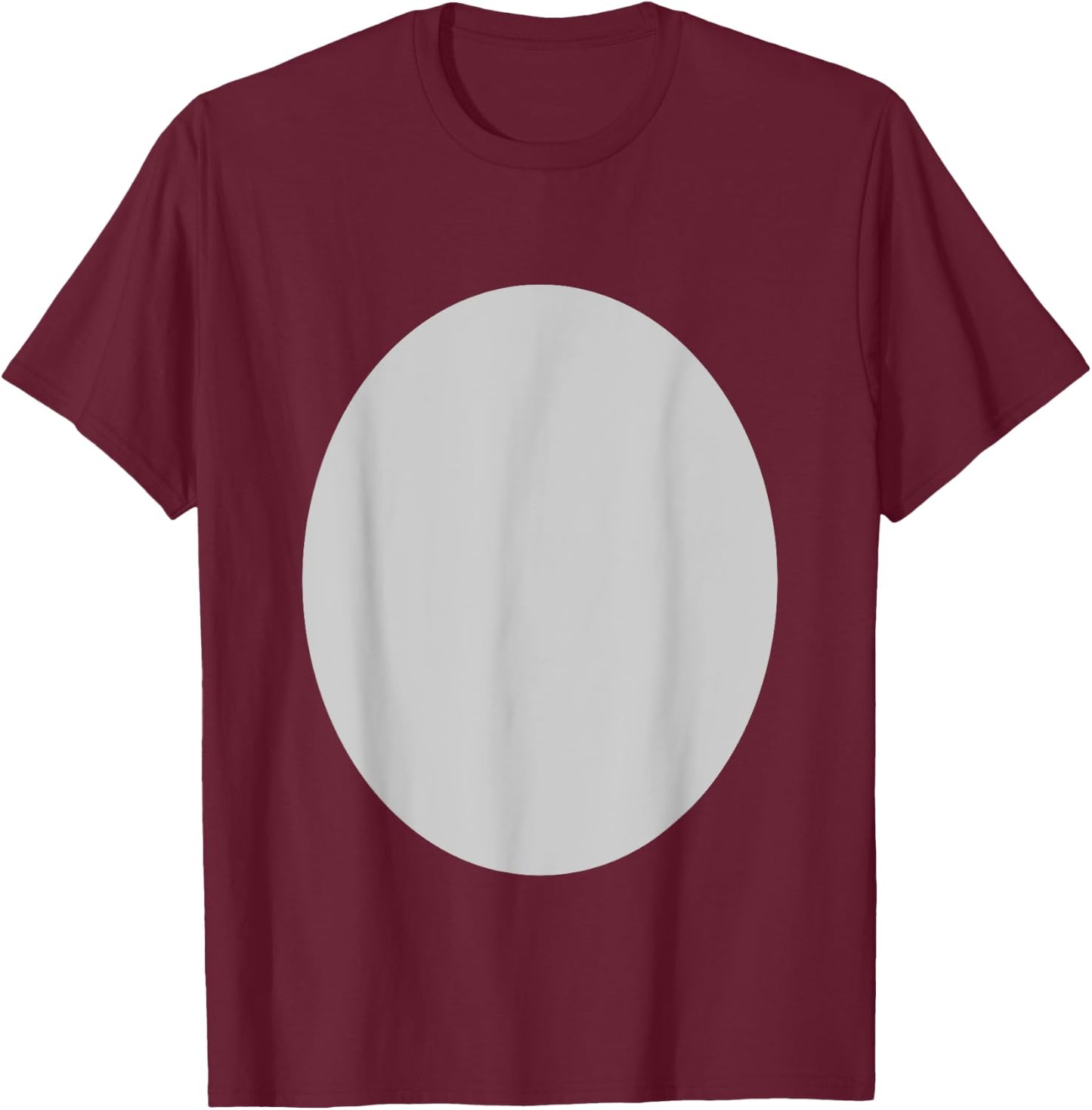 Funny lazy DIY donkey belly costume for halloween party T-Shirt - T-Shirt | Maroon