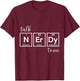 Talk Nerdy To Me - Natural Sciences Periodic Table Nerd T-Shirt - T-Shirt | Maroon