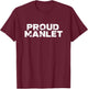 Proud Manlet Short Bodybuilding T-Shirt - T-Shirt | Maroon