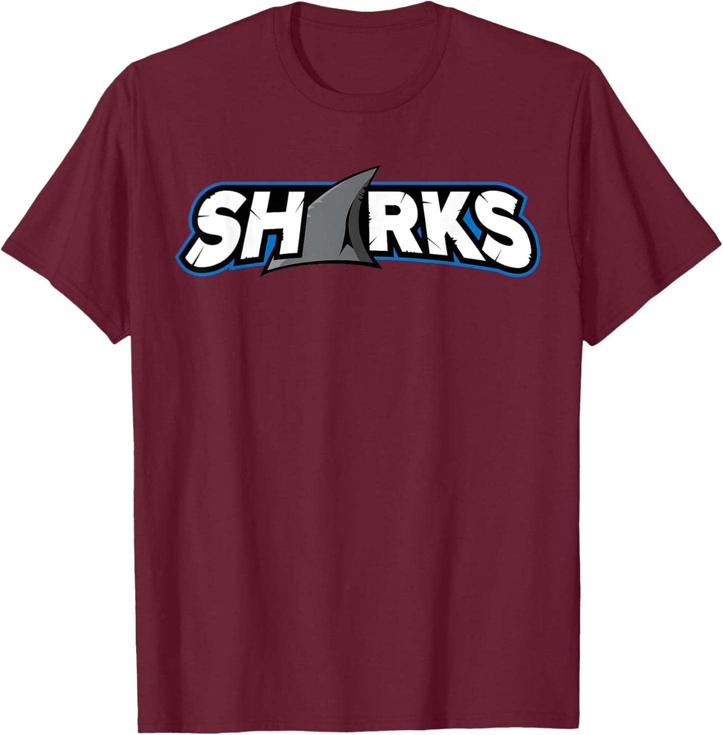 Sharks Team T-Shirt - T-Shirt | Maroon