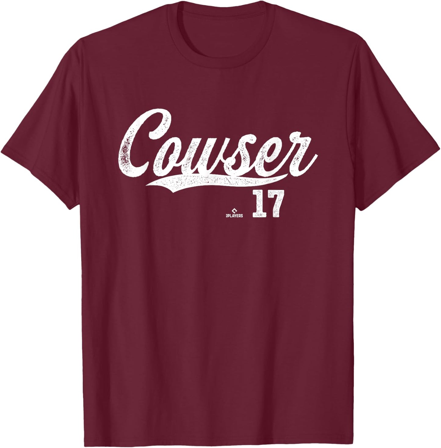 Distressed Swoosh Colton Cowser Baltimore Baseball MLBPA T-Shirt - T-Shirt | Maroon