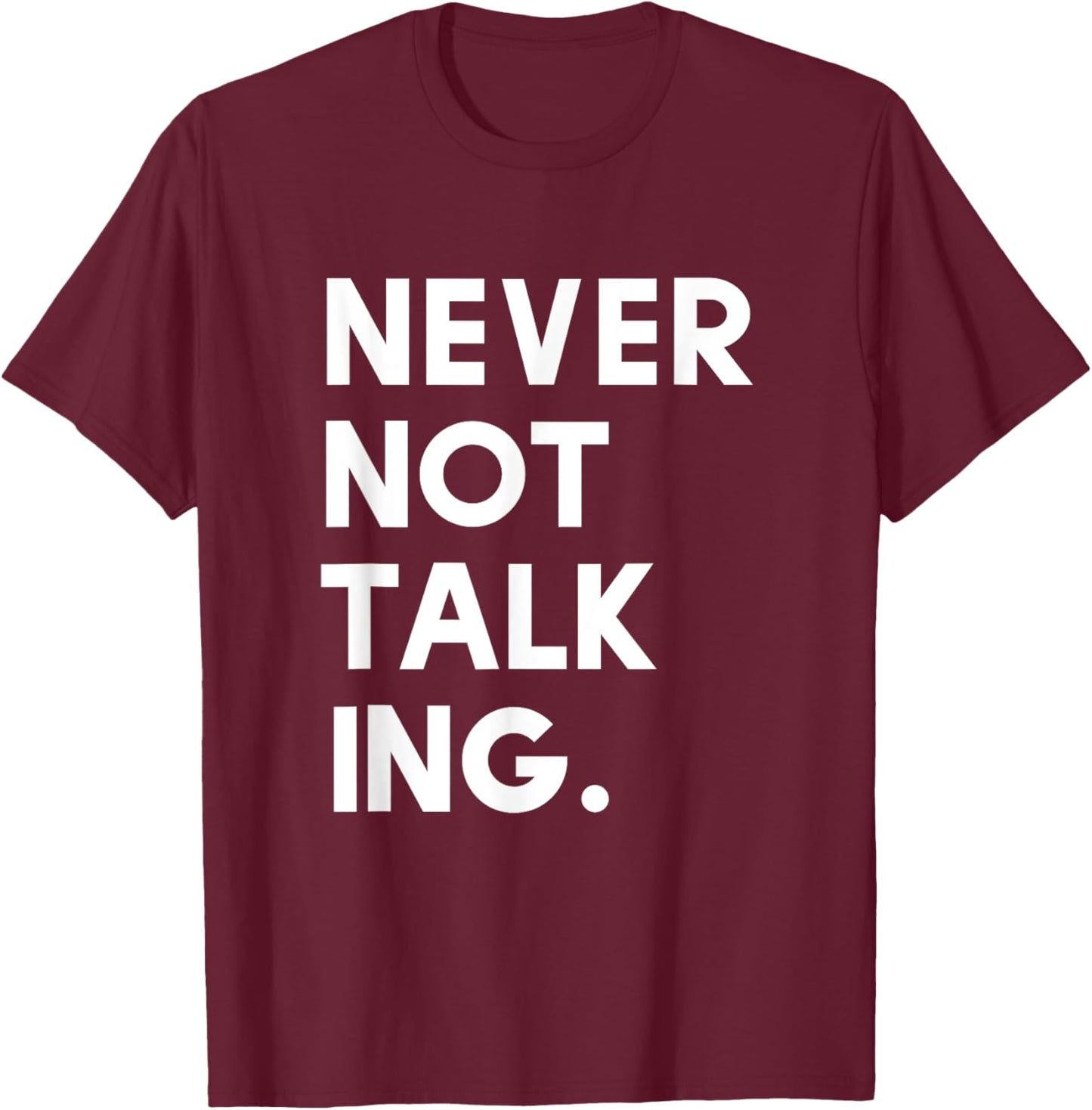 Never Not Talking Funny Child T-Shirt - T-Shirt | Maroon