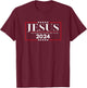 Jesus 2024 - I Am The Way and The Truth and The Life T-Shirt - T-Shirt | Maroon