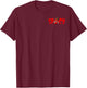 Funny Spicy Pepper Hot Sauce Lovers Minimalist T-Shirt - T-Shirt | Maroon