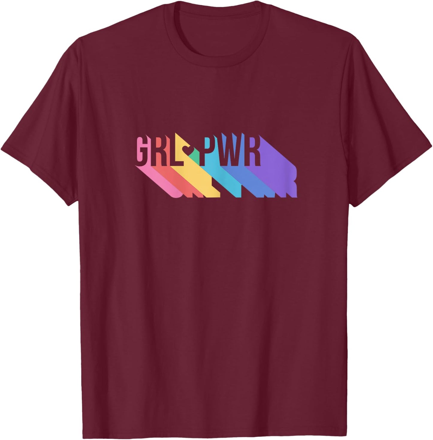 Girl Power – Girls Women T-Shirt - T-Shirt | Maroon