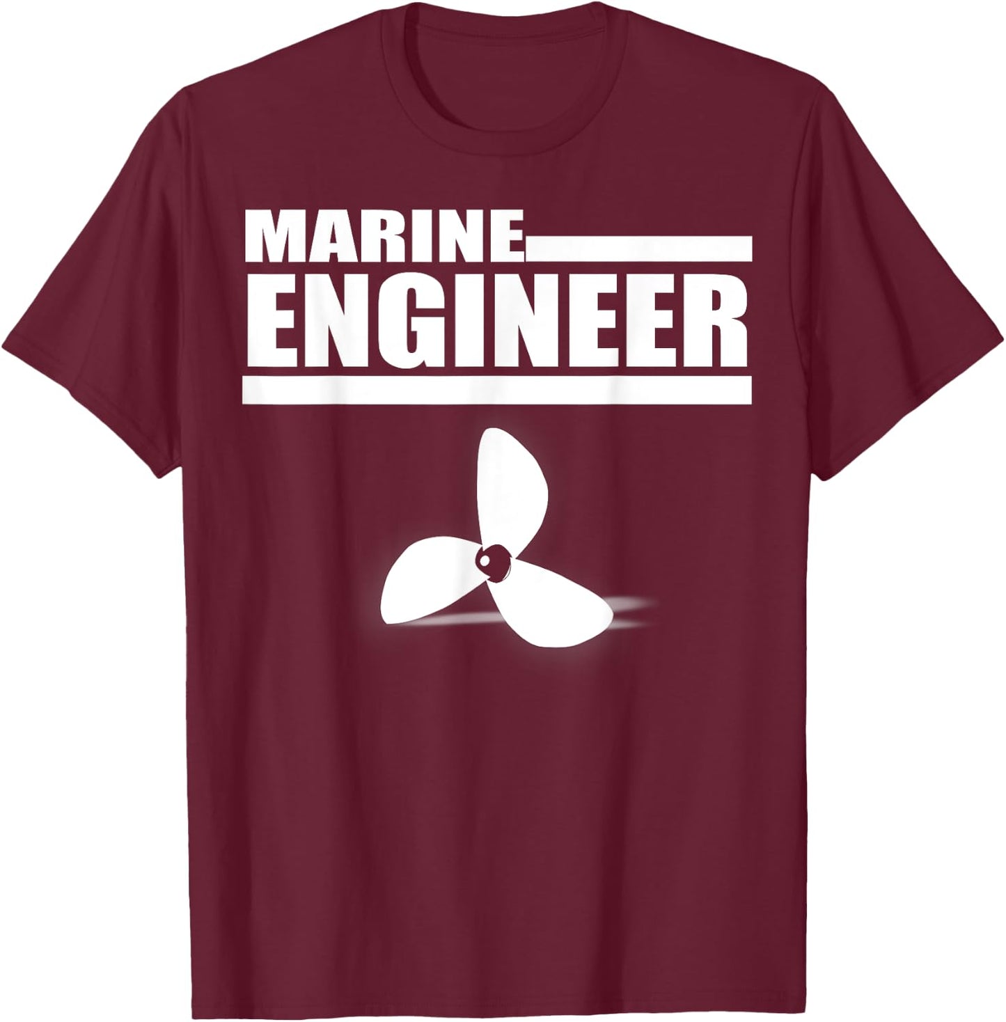 Marine Engineer T Shirt Gift Marine Engineer Jobs T-Shirt - T-Shirt | Maroon