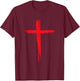 SOLD On Jesus Cross T-Shirt - T-Shirt | Maroon