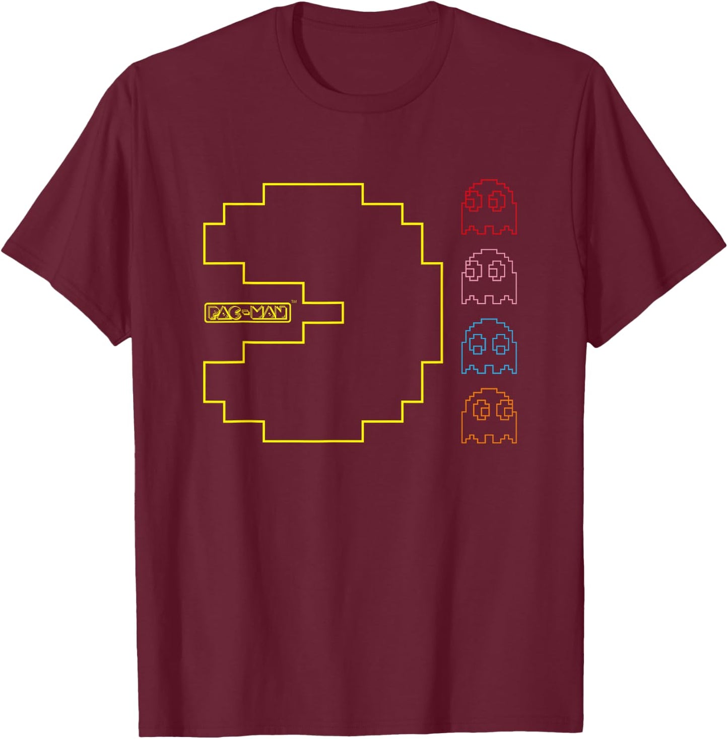 PAC-Man T-Shirt - T-Shirt | Maroon