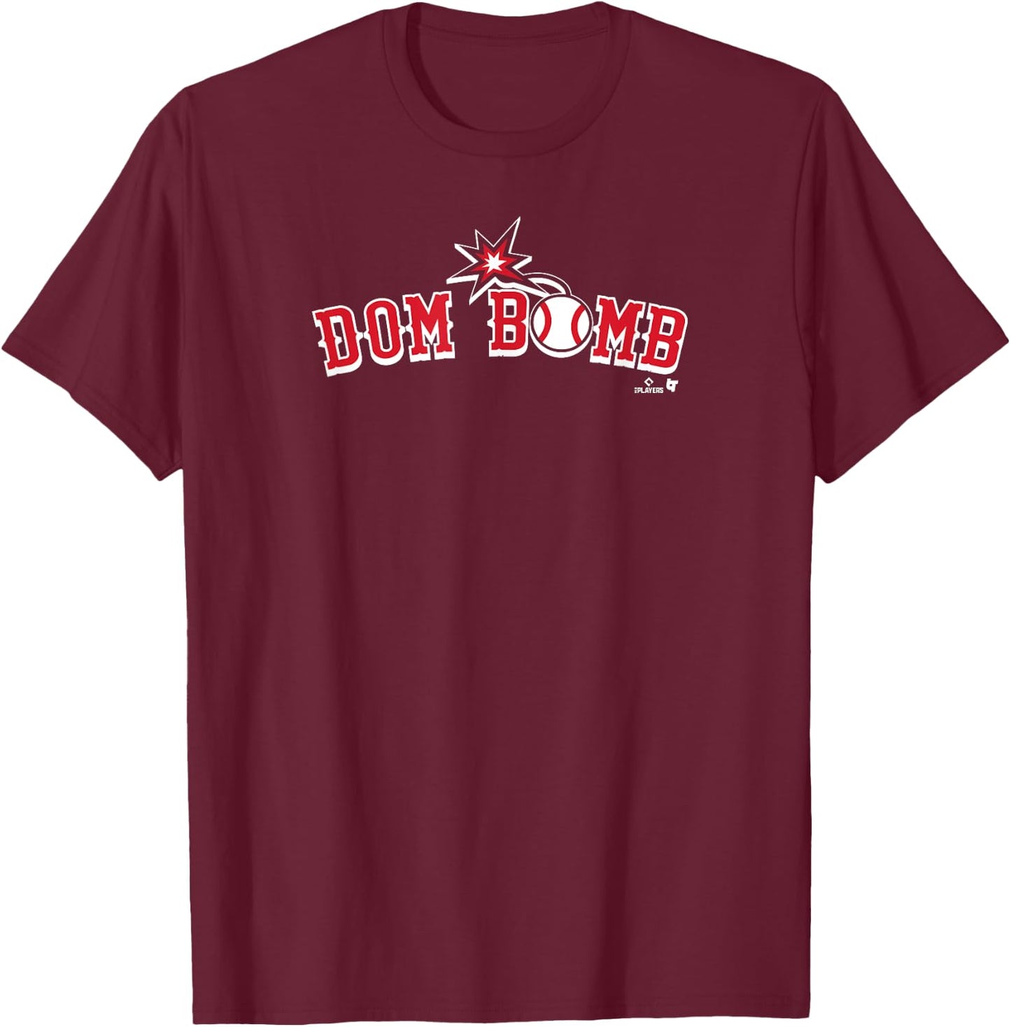 Dominic Smith - Dom Bomb - Boston Baseball T-Shirt - T-Shirt | Maroon