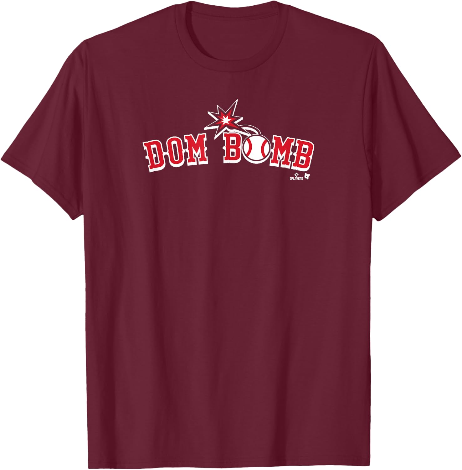 Dominic Smith - Dom Bomb - Boston Baseball T-Shirt - T-Shirt | Maroon