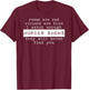 I love Murder Shows True Crime T-Shirt - T-Shirt | Maroon