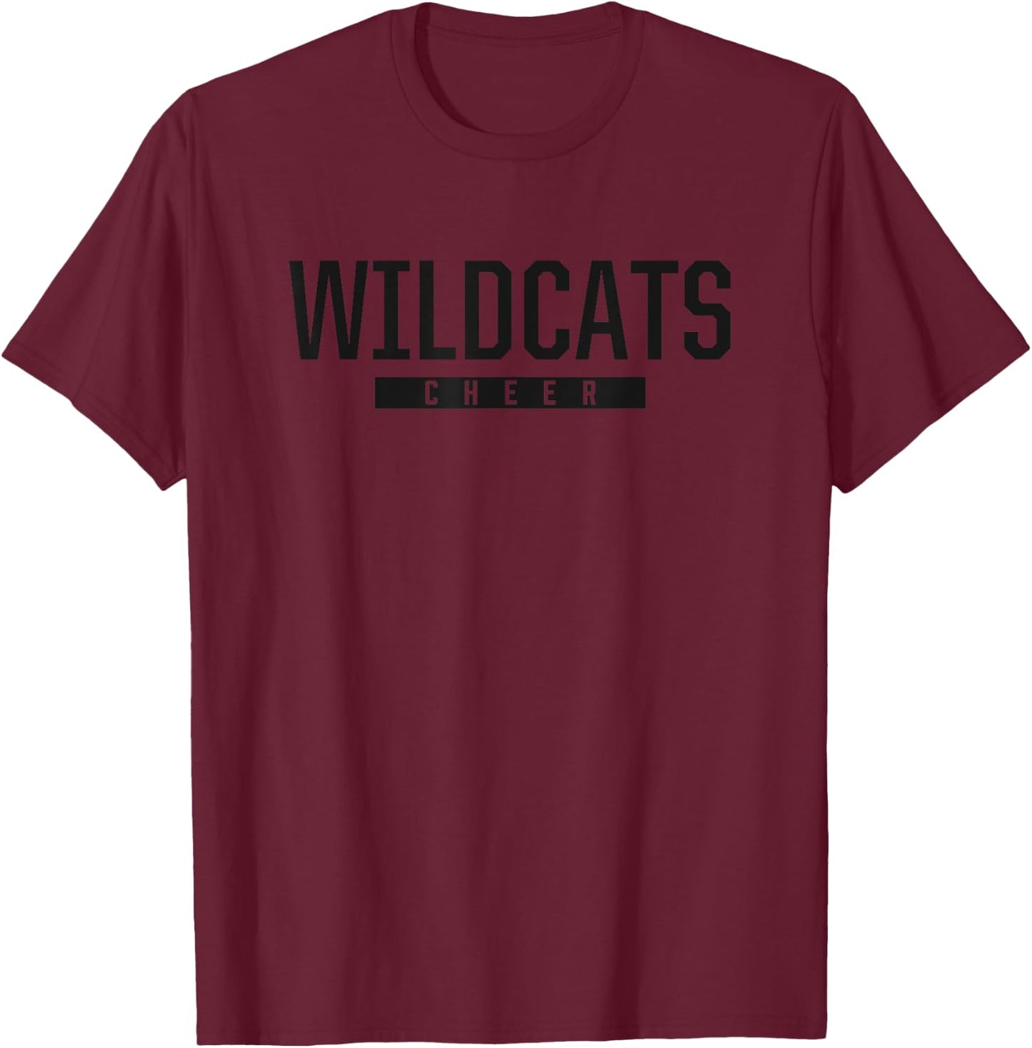Tullahoma Wildcats Cheer HS T-Shirt - T-Shirt | Maroon