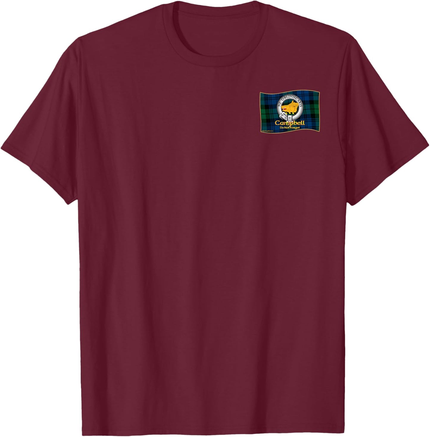 Campbell Clan T-Shirt - T-Shirt | Maroon