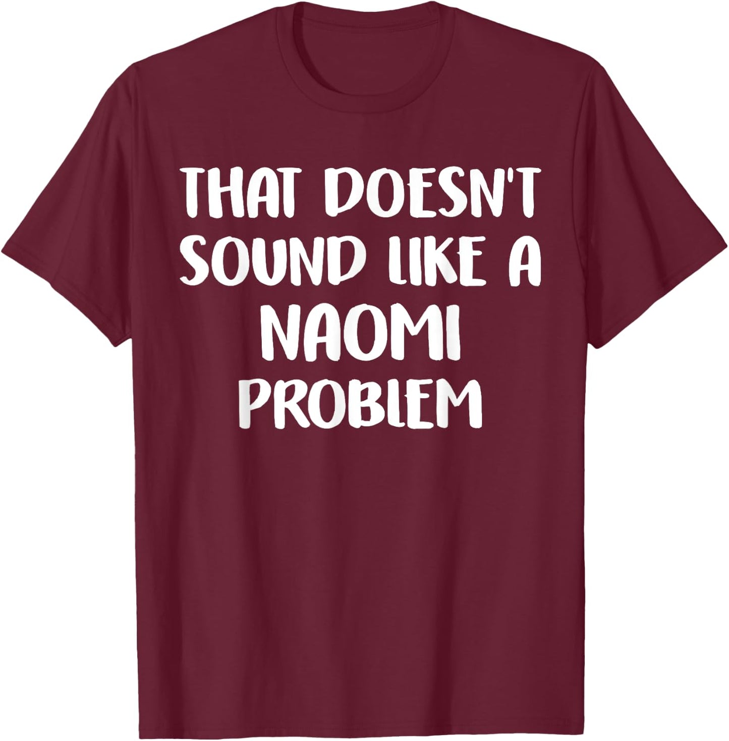 NAOMI Personalized Cute Flower Girls NAOMI Name T-Shirt - T-Shirt | Maroon