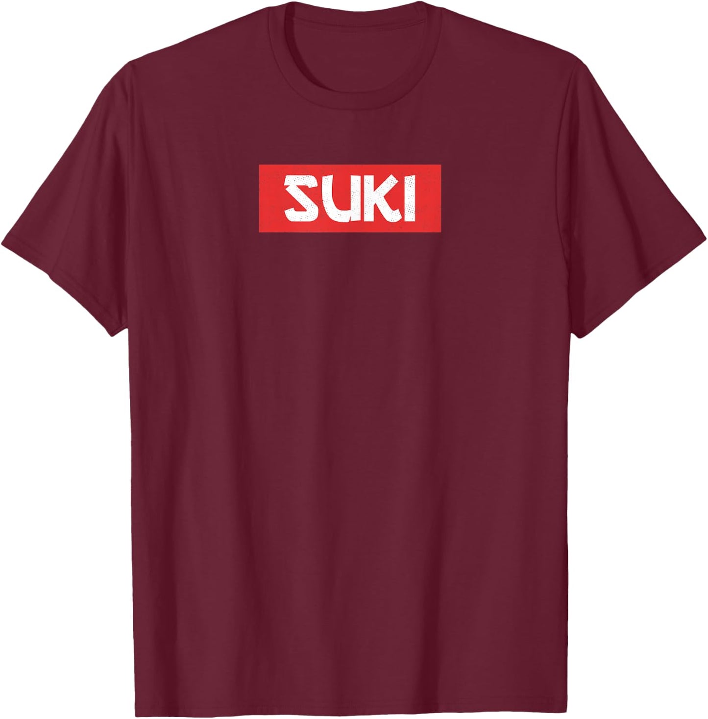 Suki-Affection Funny Anime Lover Manga Suki Japanese Gift T-Shirt - T-Shirt | Maroon