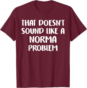 Norma Personalized Cute Flower Girls Norma Name T-Shirt - T-Shirt | Maroon
