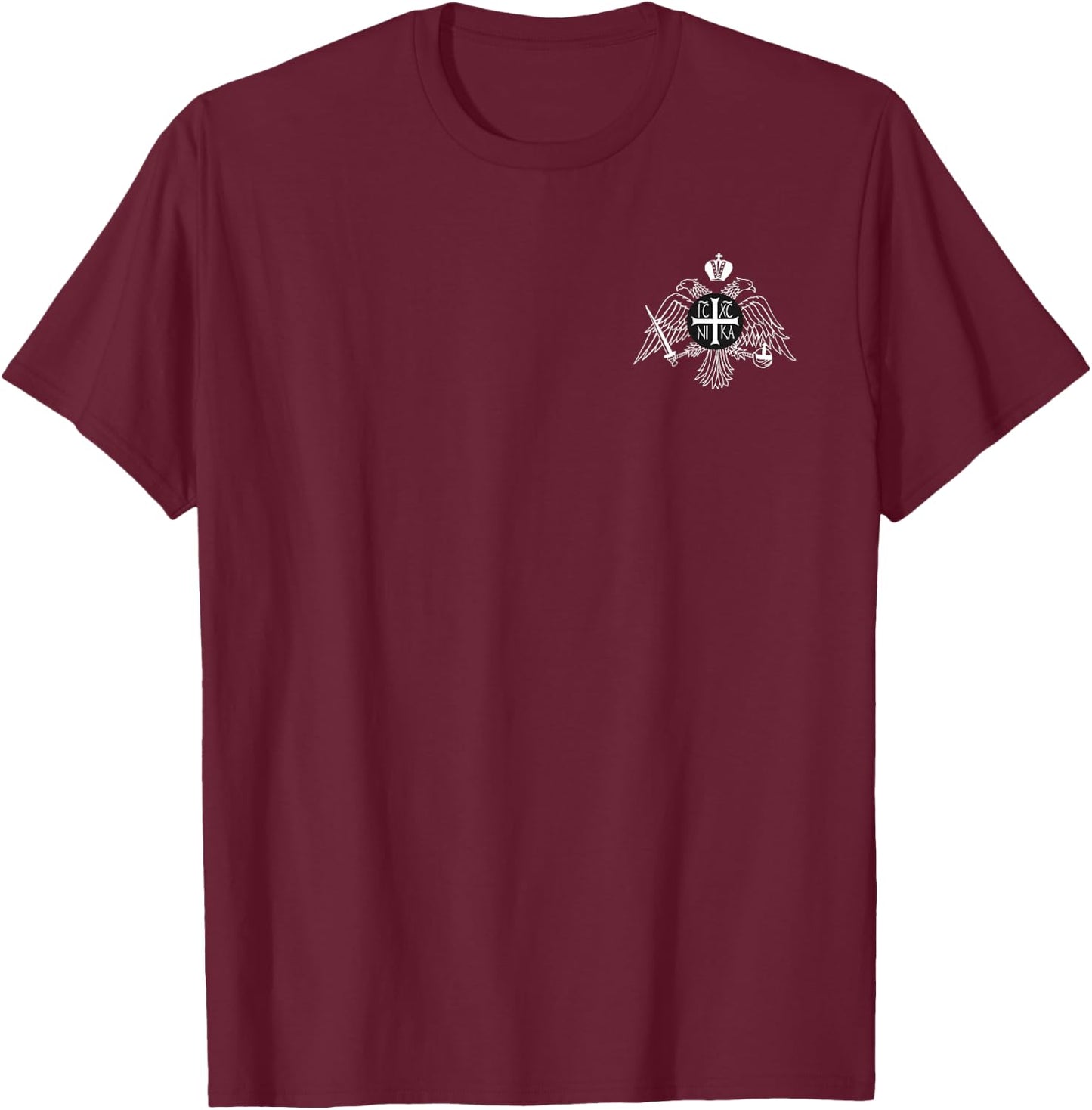 Byzantine Eagle (Pocket) T-Shirt - T-Shirt | Maroon