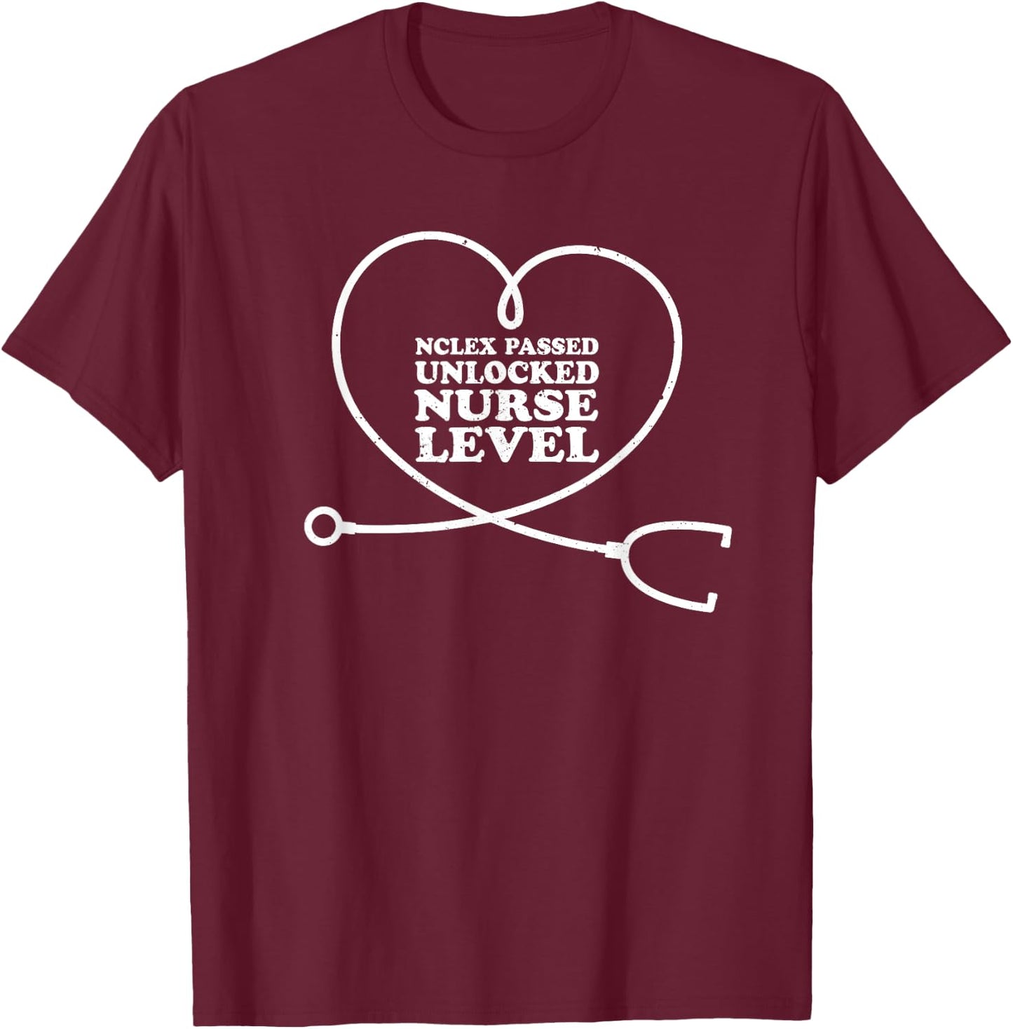 Great Student NCLEX Nurse Nursing Students NCLEX Graduation T-Shirt - T-Shirt | Maroon